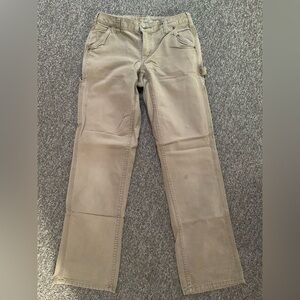Carhartt women’s original fit pants size 2 khaki